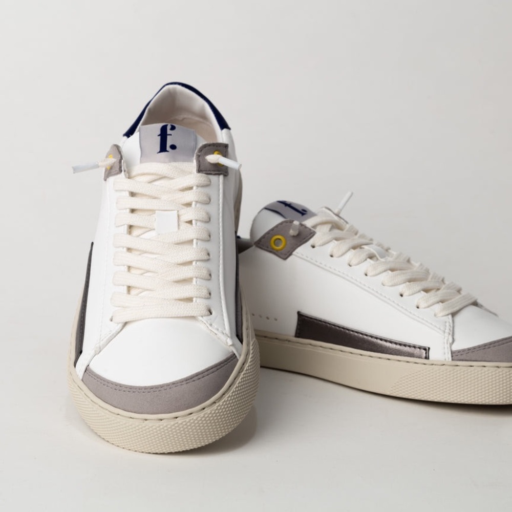 Fleeters Peach Cobalt Barefoot Sneakers